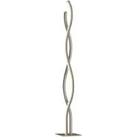 LUCANDE LED Stehlampe Mairia , dimmbar, alu / grau / zink, für Wohn- / Esszimmer, Aluminium, Modern, LED Stehlampe
