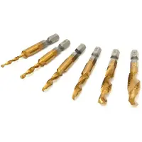 HBM 6-teiliger HSS-Gewindebohrer-Satz M3 bis M10