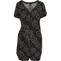 Urban Classics Jumpsuit "Damen Ladies Short Viscose Belt Jumpsuit" 1 Stk.
