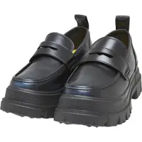 Buffalo Damen Halbschuhe Aspha Loafer 1624071 Schwarz