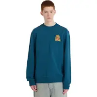 Element Sweatshirt "Timber The Frog", Herren, Gr. L, blau (mallard blau), Obermaterial: 70% Baumwolle, 30% Baumwolle., Sweatshirts Sweatshirt