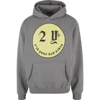 2Y Studios moderner Herren Hoodie Oversize mit Baumwolle Grau