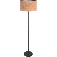Steinhauer Stehlampe Noor mit Korkkappe Ø30 cm