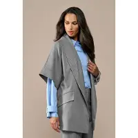 Mart Visser Roseline Lurex Blazer Grau