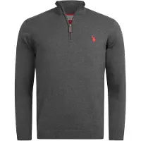 U.S. POLO ASSN. . Herren Half-Zip Strickpullover USKnooxx aus Baumwollmix