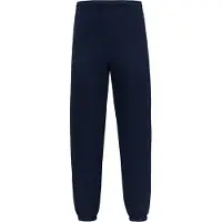 Fruit Of The Loom Unisex Erwachsene Ikonische Premium Jogginghosen mit elastischen Bündchen (Dunkelblau)