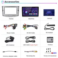 AWESAFE 9'' Android13 2+64G carplay für Mitsubishi Outlander 2006-2011 GPS WIFI BT DAB Autorádio RDS FM