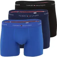 Tommy Hilfiger Underwear Boxershorts "3P BOXER BRIEF DTM" Packung, 3 Stk. mit Logoschriftzug