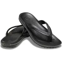 Crocs Flip Flops Crocband Flip Unisex Black Slate Grey-Schuhgröße 45 - 46