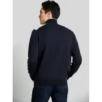 Bugatti Herren Rollkragenpullover mit winterlichem Bergmotiv