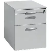 Geramöbel Geramoebel Rollcontainer Speed Office 2 Schubladen Lichtgrau 430 x 600 x 566 mm
