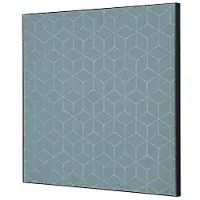 SHOWDOWN Textile Wanddekoration Hexagon Mehrfarbig Aluminium