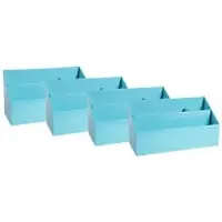 Exacompta Aquarel Briefsortierer Pastellblau 10 x 25 x 14 cm 4 Stück