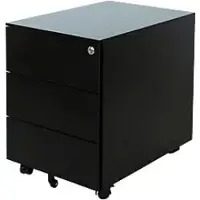 Schaffenburg Rollcontainer CBN-LB36-ZW Schwarz 420 x 580 x 535 mm