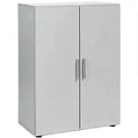 Geramöbel Aktenschrank Flex, aus Holz, 80 x 110,4 x 42 cm (B/H/T), lichtgrau