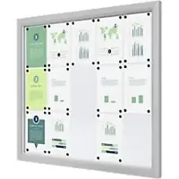 SHOWDOWN Außenschaukasten 15 x DIN A4 ESG Glas Brandschutz B1
