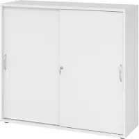 Bümö Schiebetürenschrank office - 3 Ordnerhöhen