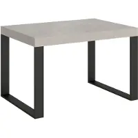 Itamoby Ausziehtisch 140/244x90 cm Tecno Kaschmir Beine anthrazit
