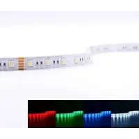 Longlife LED Strip 24V LED Streifen 5M 12W/m 60LED/m 12mm Farbwechsel - Lichtfarbe: RGB+4000K...