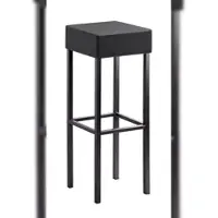 Mayer Barstuhl Sitzmöbel 1136 34 x 34 x 92 cm Stahl schwarz/anthrazit
