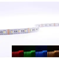 Longlife LED Strip 12V 5M 14,4W/m 60LED/m 12mm IP20 Farbwechsel - Lichtfarbe: RGB+3000K - Sch...