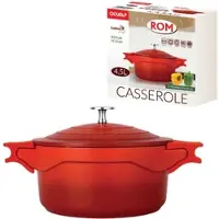 Olymp Handels GmbH Kasan ROM 4,5 L Gulaschtopf Kochtopf Aluguss antihaft Ø 24 cm