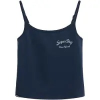 Superdry Tanktop "ATH ESS GRAPHIC CAMI" mit hübschem Spitzen-Detail am Auschnitt