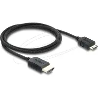 DeLOCK Koaxiales High Speed HDMI Kabel HDMI Stecker zu Mini HDMI Stecker 8K 60 H
