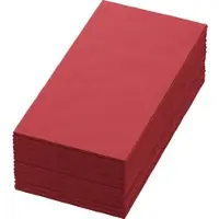 Duni Bio Dunisoft Serviette 40 x 40 cm Bordeaux, 360 Stk/Krt (6 x 60 Stk)