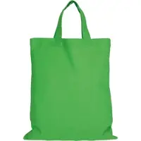 TEXXILLA 10 Stück Apothekertasche - OEKO-TEX 100 zertifiziert | mit zwei kurzen Henkeln | 22x26cm | Jutebeutel | Einkaufstasche | unbedruckt, maigrün, 25 Stück