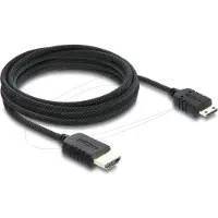 DeLOCK Koaxiales High Speed HDMI Kabel HDMI Stecker zu Mini HDMI Stecker 8K 60 H