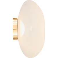 Tom Dixon Melt Surface LED-Wand- und Deckenleuchte-Opal/Gold-mit LED (3000K)