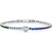 Philipp Plein Armband - Armband Plein Tennis Royal - Gr. EINHEITSG - in Silber - für Damen