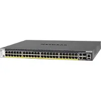 Netgear GSM4352PA, Managed, L2/L3/L4, Gigabit Ethernet (10/100/1000), Power over Ethernet (PoE), Rack-Einbau, 1U