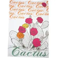Stuco Geschirrtuch "Kaktus", bunt (weiß, grün, bunt), B:50cm L:70cm, 100% Baumwolle, Geschirrtücher, Geschirrtuch, bedruckt