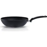 Fissler Adamant / Aluminium Wokpfanne beschichtet (26 cm – 3,8 L) große Asia Bratpfanne, antihaftend, kratzfest, Germany - Induktion