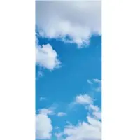 Winwall Duschrückwand Aluverbund Wolken, 1 Stück, 2500x1250 mm