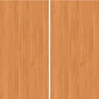 Winwall Duschrückwand Aluverbund Kirschbaum, 2-er Set, 2500x1250 mm