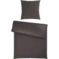 Premium Living Bettwäsche Xenia Uni Anthrazit ca. 135x200cm