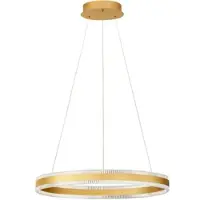 Lyora Design-Pendelleuchte Alaro Gold Einzelzimmer