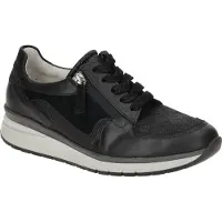 Gabor 66.307 Damenschuhe - Halbschuhe - Sneaker schwarz Freizeit NEU