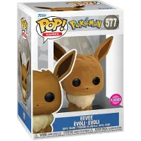 Funko POP! Pokémon - Eevee, Évoli, Evoli 577 Flocked - Pop! Vinyl Figur