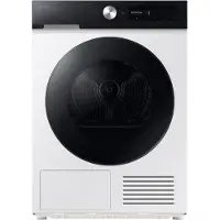 Samsung DV90DB7845GE, Freistehend, Frontlader, Wärmepumpe, Weiß, Drehregler, Berührung, Schwarz