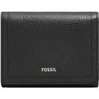 Fossil Geldbörse Logan Trifold Black schwarz