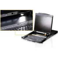 Aten CL5808N FR Dual Rail KVM-Switch 8-Port, 19"-LCD (PS/2-USB VGA) FR-Layout