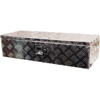 Novio Anhänger-Aufbewahrungsbox aus Aluminium Werkzeugkasten Aluminium 760x310x190