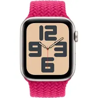 Apple Geflochtenes Solo Loop für Watch | 38/40/41/42 mm - Größe 3 - Raspberry
