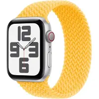 Apple Geflochtenes Solo Loop für Watch Series 1 - 11 / SE / Ultra (44/45/46/49 mm) - Größe 5 - Sunshine