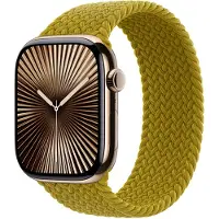 Apple Geflochtenes Solo Loop für Watch Series 1 - 11 / SE / Ultra (44/45/46/49 mm) - Größe 6 - Chartreuse