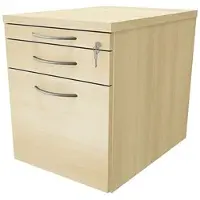 Fm Büromöbel Rollcontainer mit Hängeregister »Sidney« einheitliches Dekor königsahorn, 43.4x54x60 cm